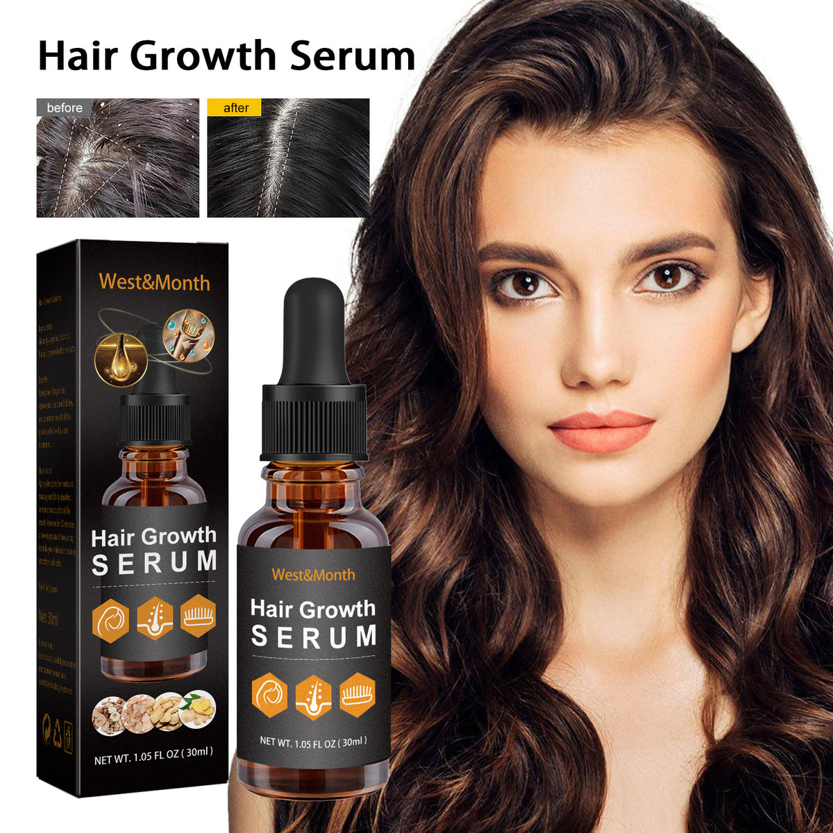Óleo Essencial para Reparação e Cuidados com o Crescimento do Cabelo