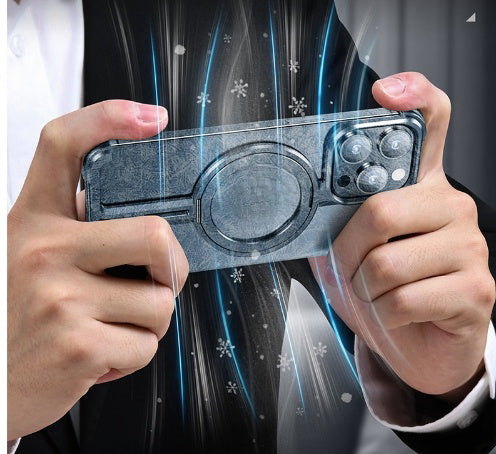 Capa Protetora de Metal Antiqueda para Celular, Absorção de Impacto em Alumínio de Grau Aeroespacial