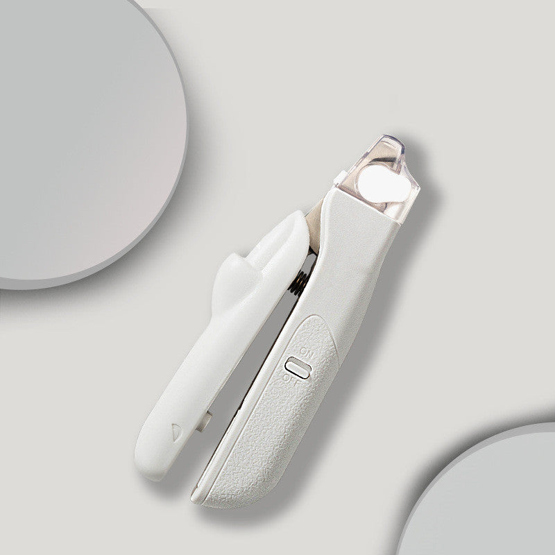 Cortador de Unhas de Aço Inoxidável com LED para Cães e Gatos