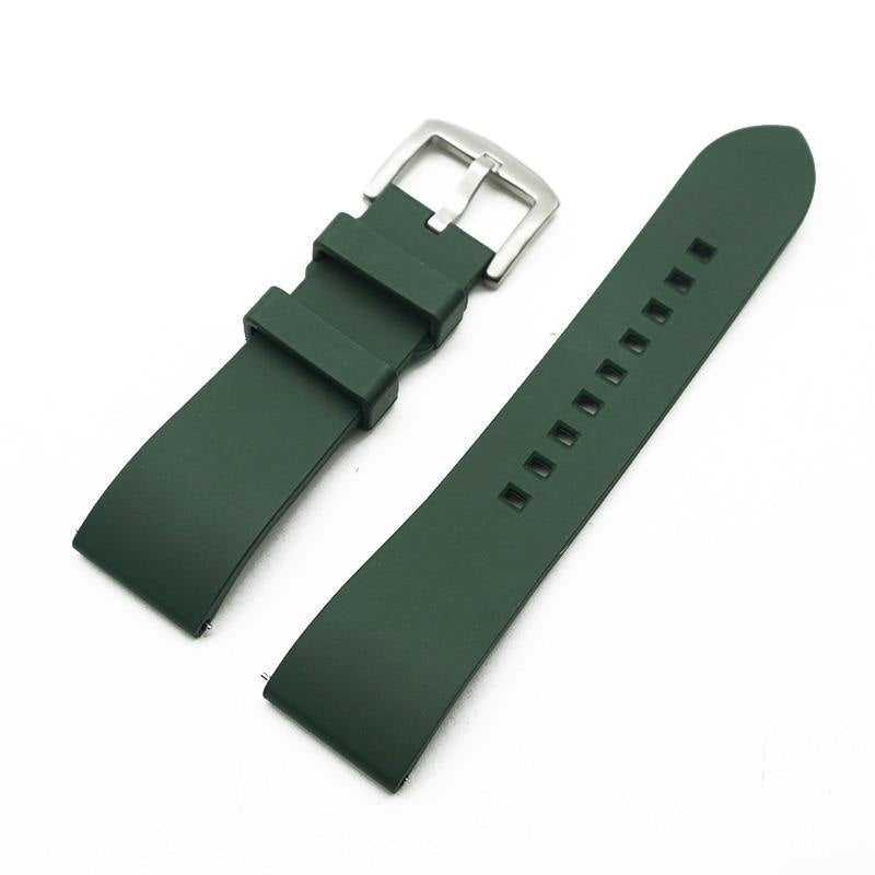 Pulseira de Borracha para Relógio Inteligente de 20, 22 e 24 mm, Liberação Rápida