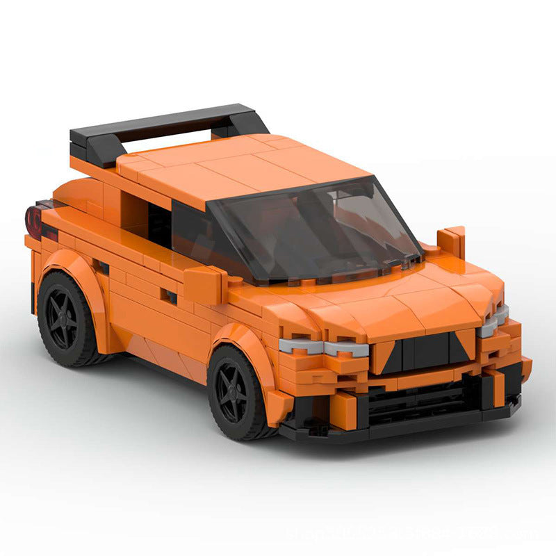 Brinquedo de Blocos de Montar Carro Esportivo Modelo de Encaixe