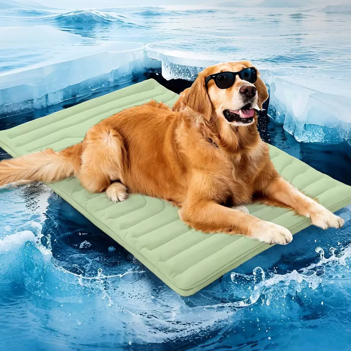 Tapete Refrescante de Gelo para Cães e Gatos - Verão