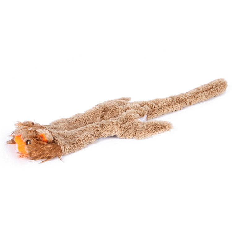 Brinquedo de Pelúcia com Apito em Formato de Animal para Pets
