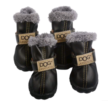 Botas de Neve Grossas e Quentinhas para Cães - Outono e Inverno