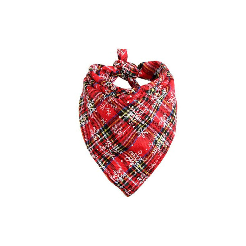 Bandana Triangular de Natal Criativa para Pets