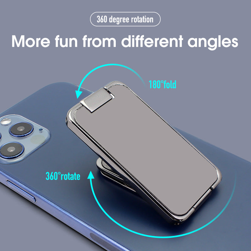 Suporte Dobrável com Anel para Celular, Retrátil, de Mesa e Magnético para Carro, Acessório de Escritório