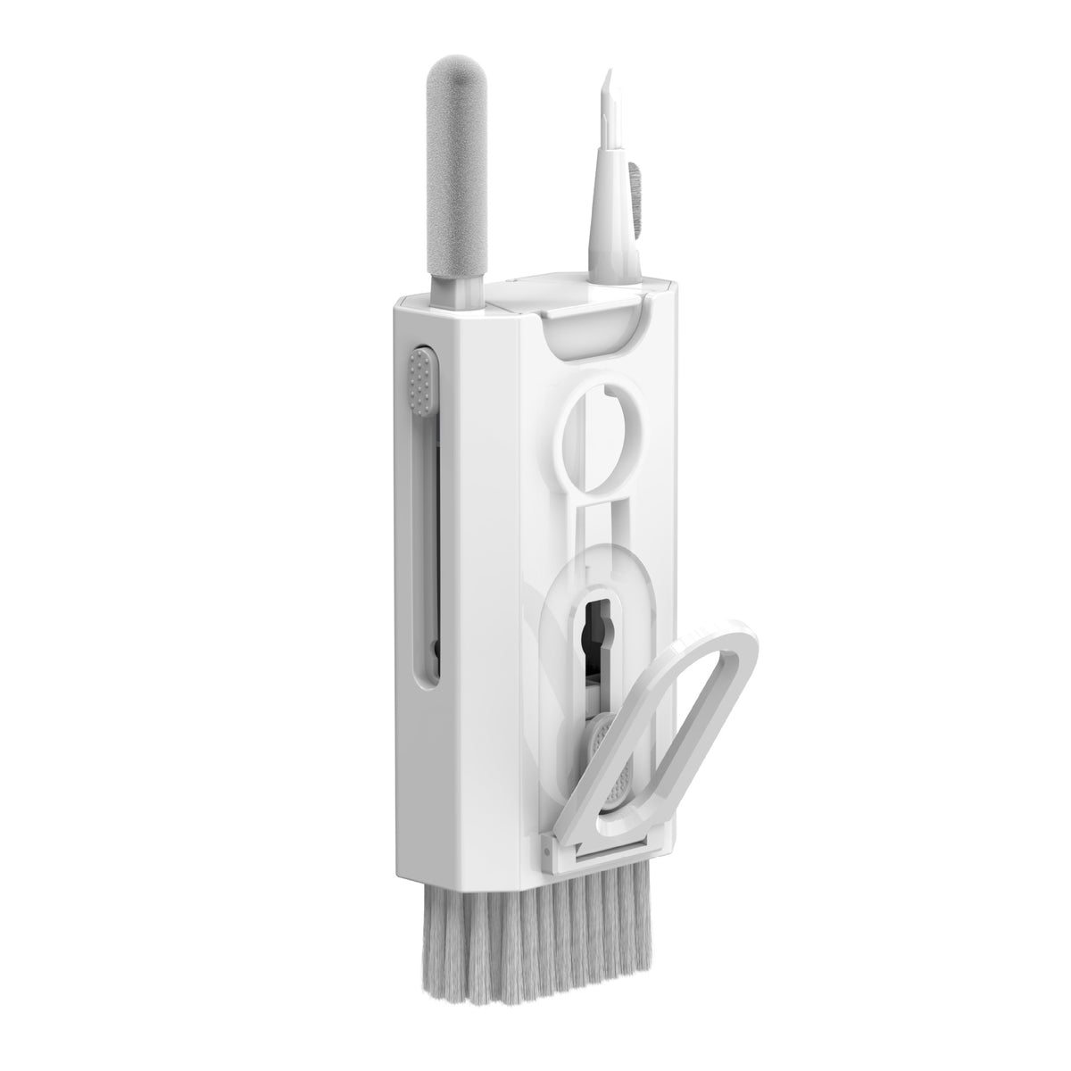 Kit 5 em 1 de Limpeza para Telas, Câmeras, Celulares, Tablets, Notebooks e Fones, com Escova e Caneta, para Escritório