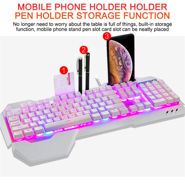 Teclado Mecânico Gamer com Fio