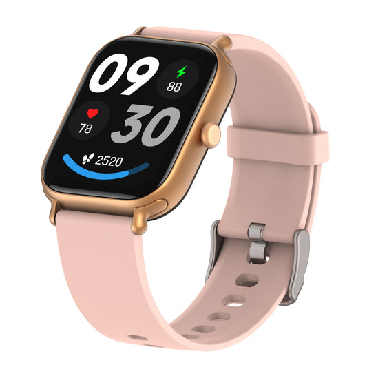 Pulseira Inteligente Esportiva com Chamadas Bluetooth, Monitoramento de Frequência Cardíaca e Oxigênio no Sangue, à Prova d'Água