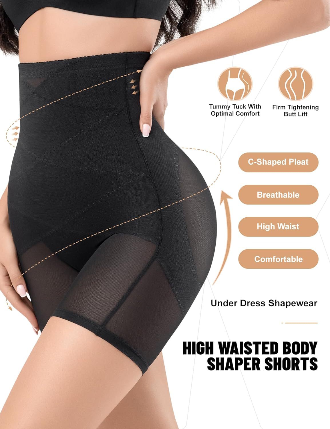 Legging Respirável de Cintura Alta Feminina