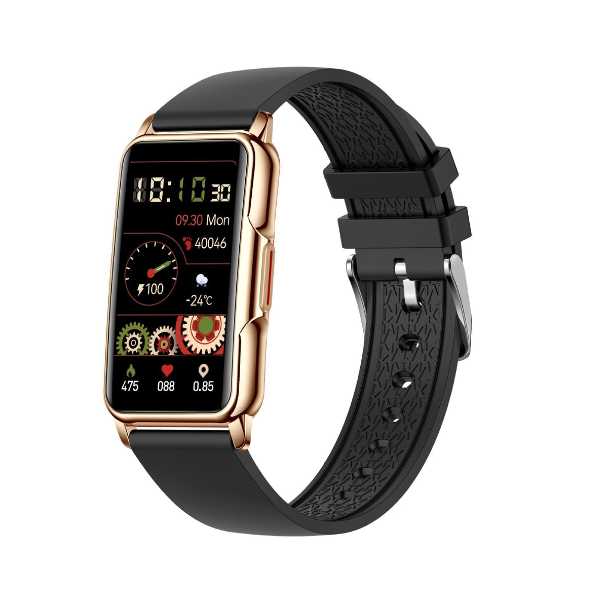 Pulseira Inteligente Esportiva com Tela de 1,47" e Relógio Bluetooth