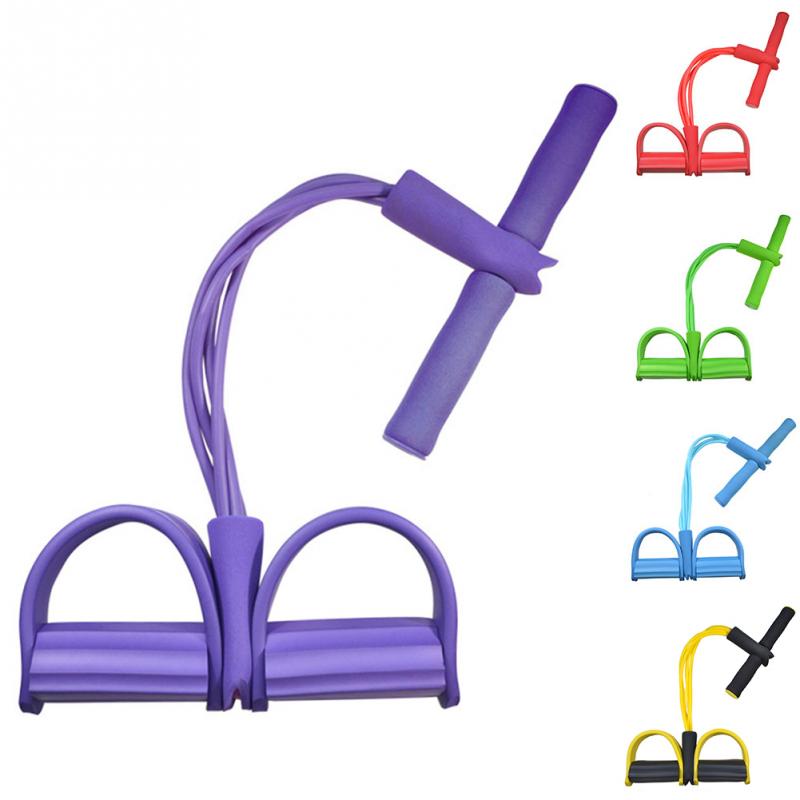 Elástico de Látex com Alça e Pedal para Treino