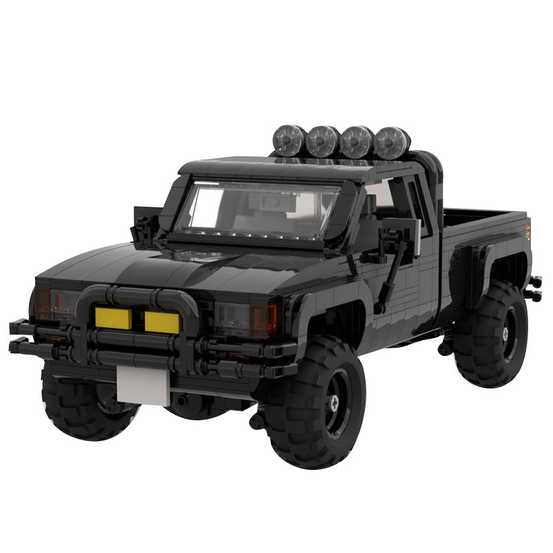 Brinquedo de Blocos de Montar MOC, Kit de Modelo de Carro