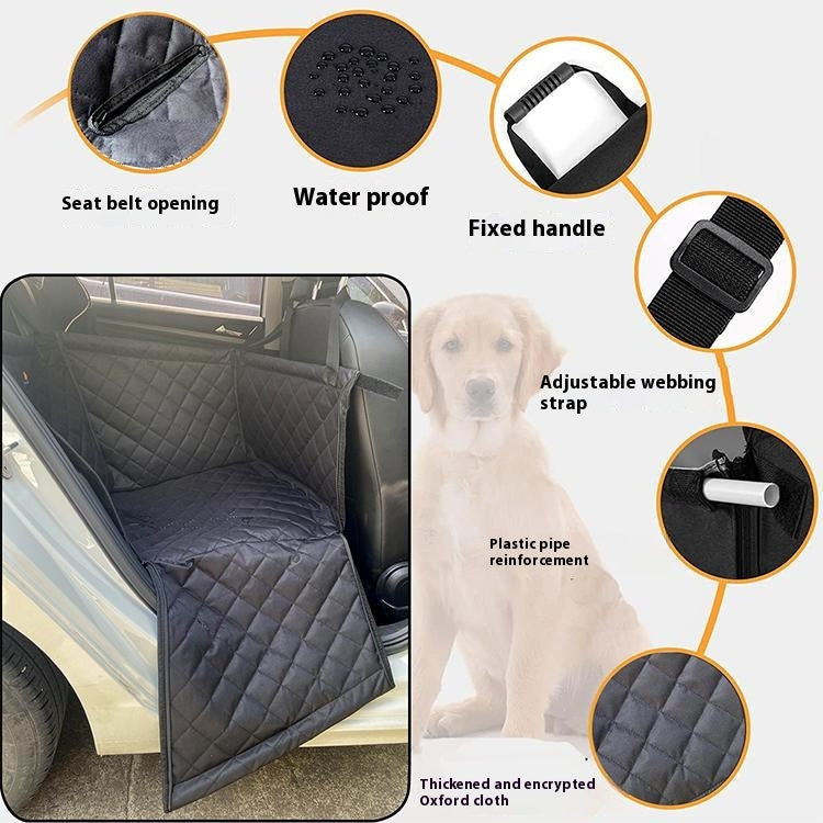 Capa Anti-sujeira para Banco de Carro com Assento de Segurança para Cães