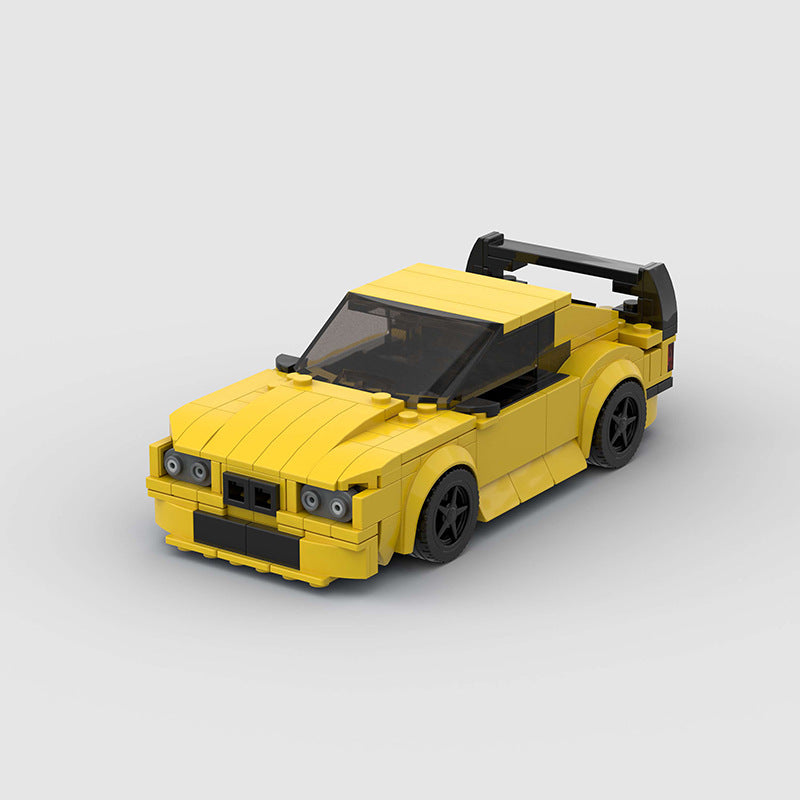 Brinquedo de Blocos de Montar Infantil, Carro de Corrida