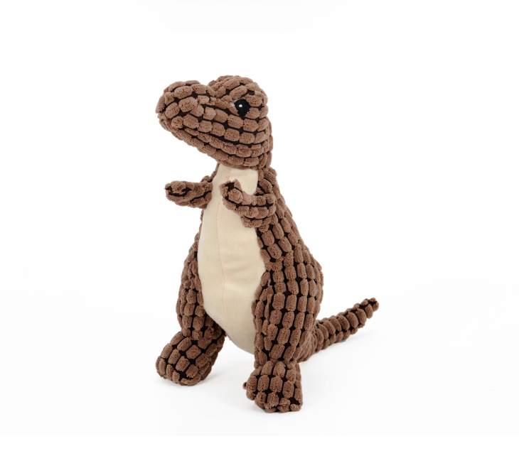 Brinquedo de Pelúcia em Formato de Dinossauro Interativo para Cães Grandes