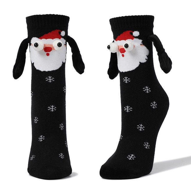 Meias-luvas Fofas para Casal - Natal