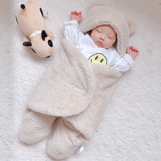 Saco de Dormir Envelope para Recém-nascido, Manta Envelopada de Inverno