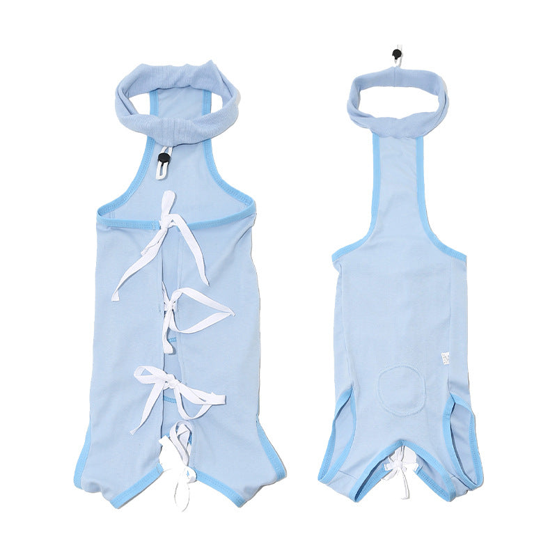 Roupa Protetora Anti-lambida Respirável e Elástica para Cães