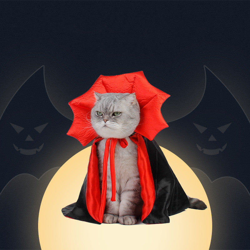 Fantasia de Halloween Capa de Vampiro para Pets