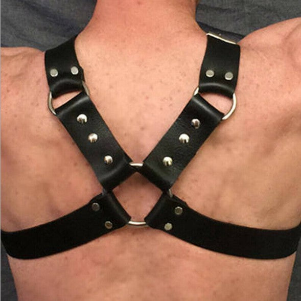 Cinta de Ombro de Couro Masculina para Fantasia
