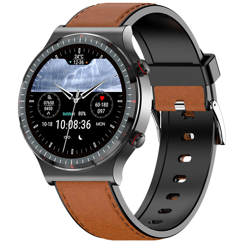 Smartwatch com Monitoramento de ECG, Frequência Cardíaca, Pressão Arterial, Oxigênio no Sangue, Temperatura Corporal e HRV