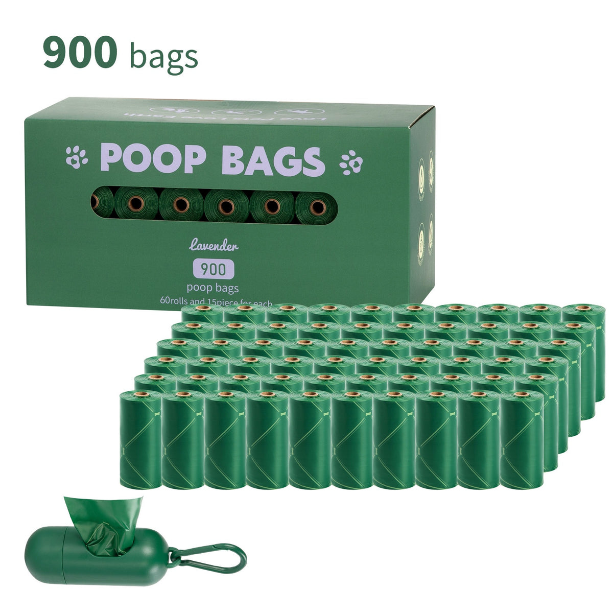 Sacolas Biodegradáveis com Alça para Dejetos de Cães e Gatos