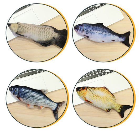 Peixe Elétrico Simulado para Gatos