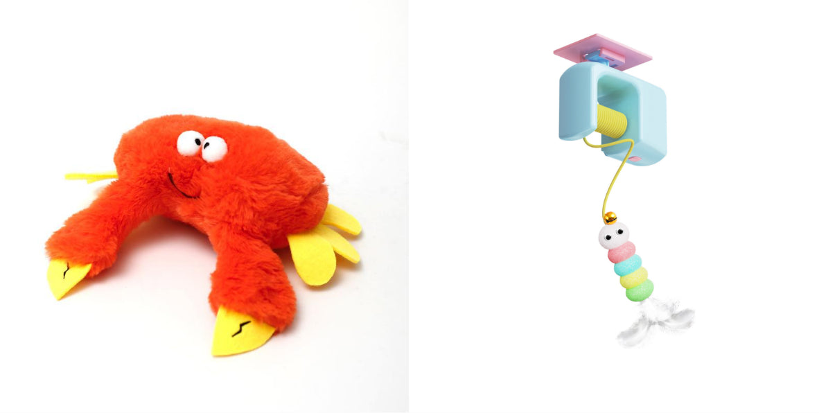 Brinquedo de Pelúcia com Som - Peixe Elétrico e Pássaro com Asas