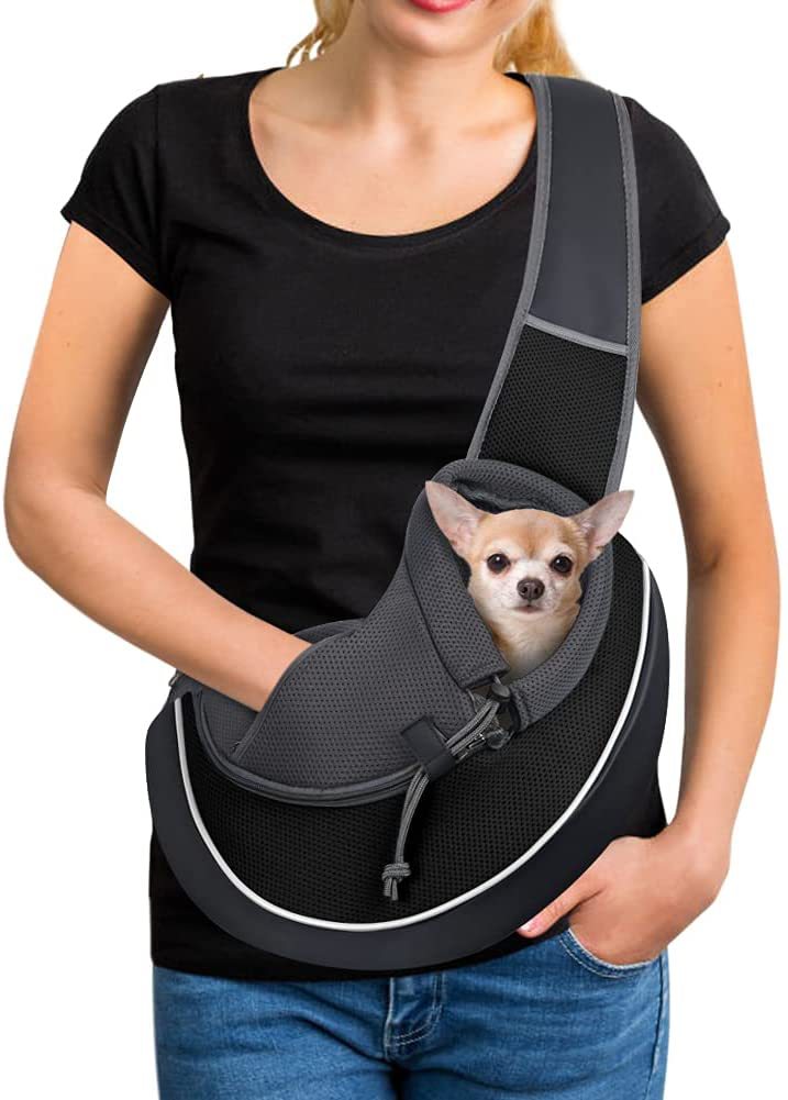 Bolsa Transversal Portátil para Transporte de Cães e Gatos