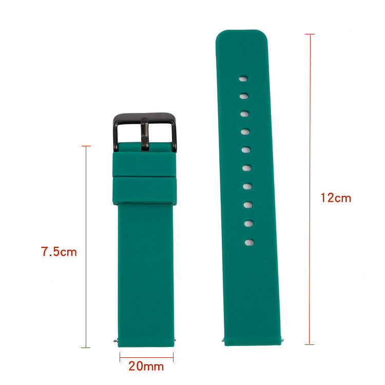 Pulseira de Silicone Multicolorida à Prova d'Água para Relógio Inteligente