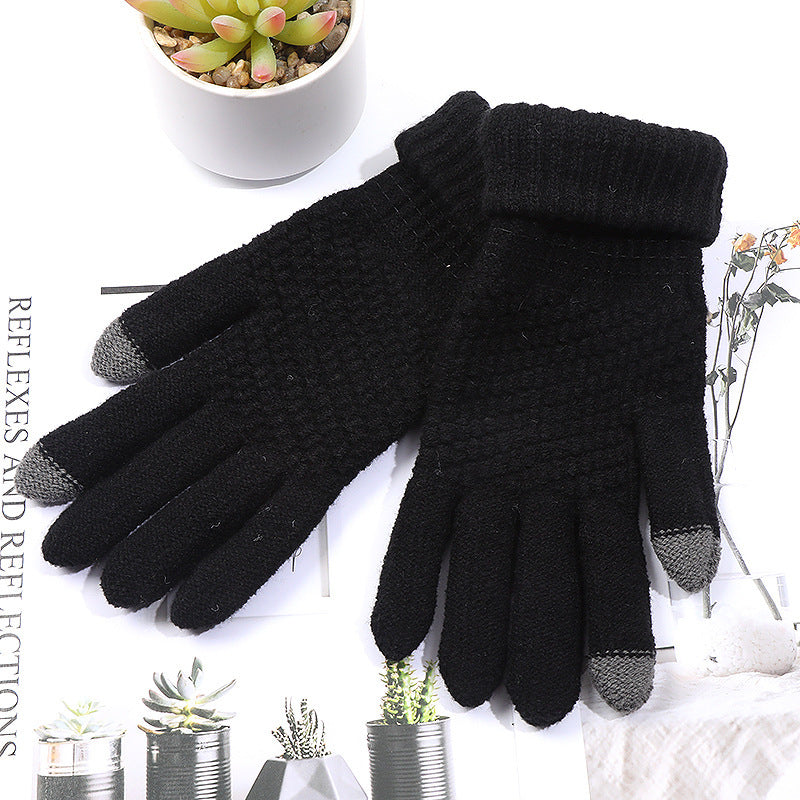 Luvas de Ciclismo com Fleece e Tela Touch Unissex - Quentinhas