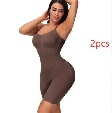 Body Modelador Sem Costura Fino e Elástico Feminino