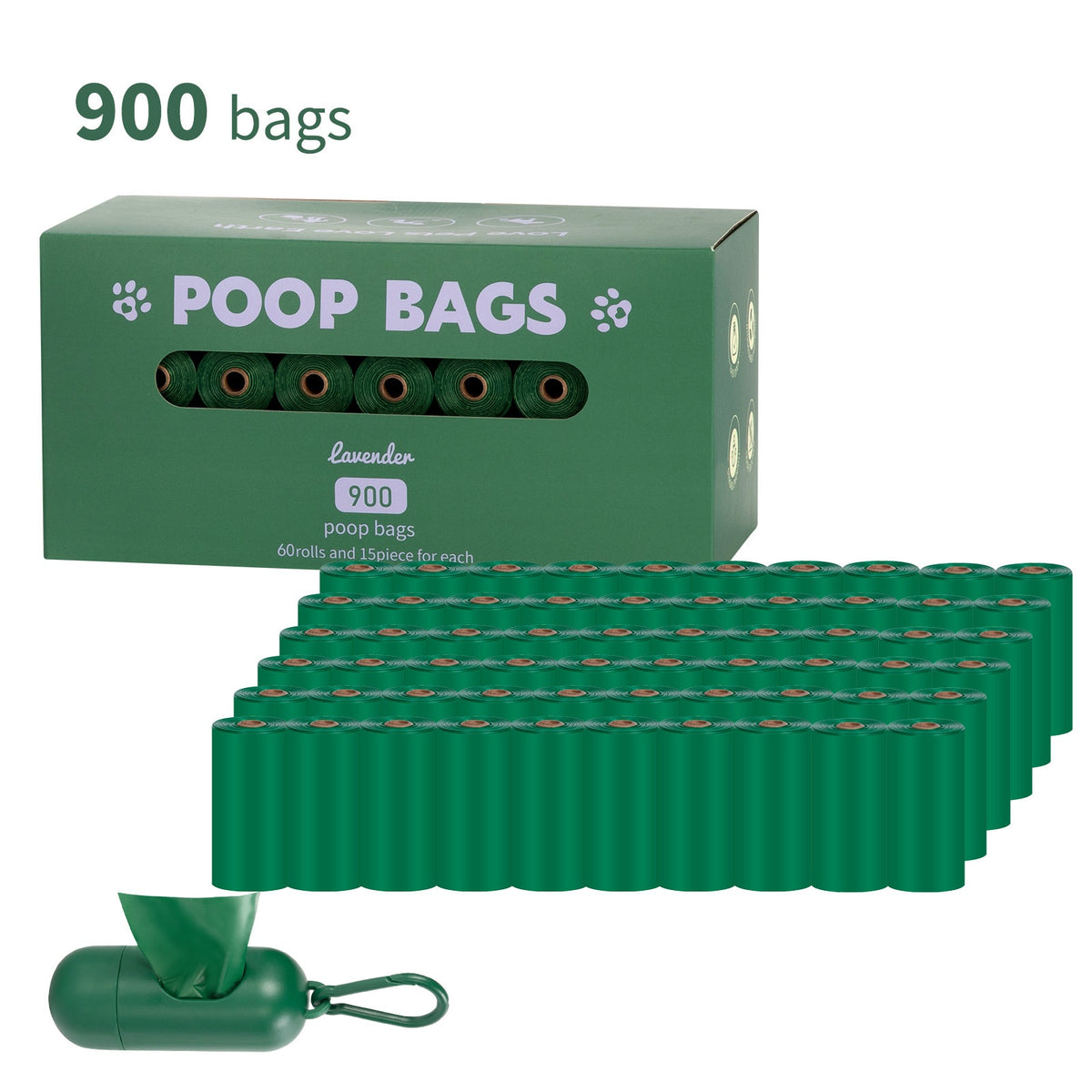 Sacolas Biodegradáveis com Alça para Dejetos de Cães e Gatos