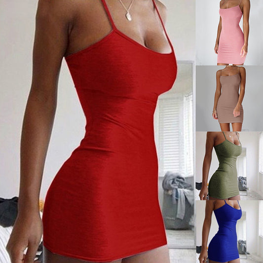 Vestido Justo Frente Única Liso