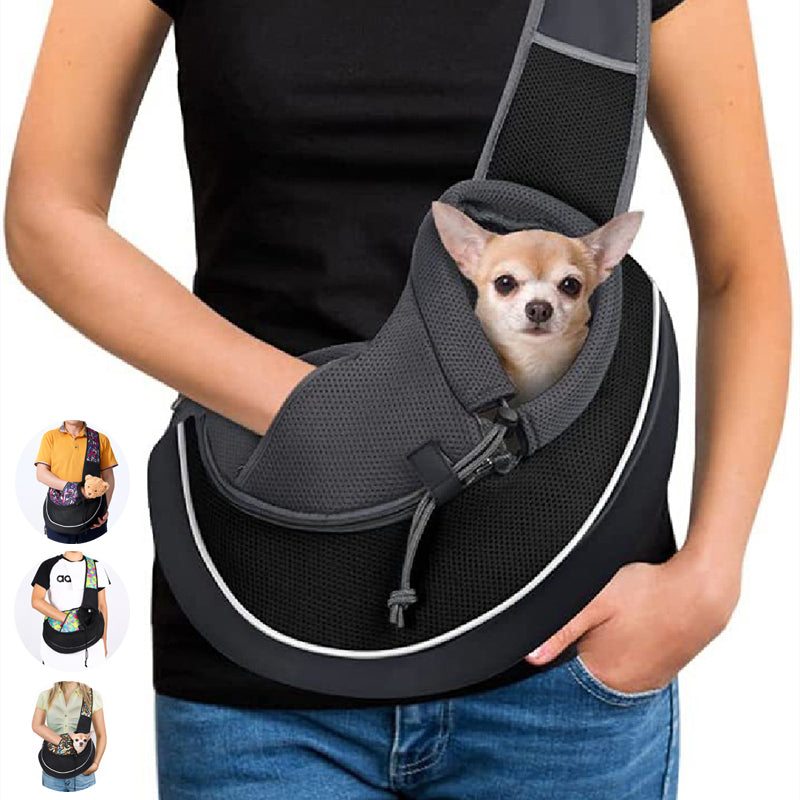 Bolsa Transversal Portátil para Transporte de Cães e Gatos