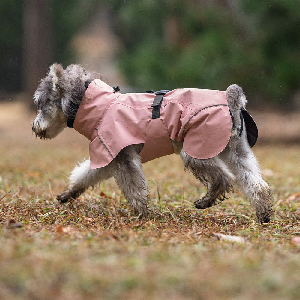 Capa de Chuva Universal Impermeável para Cães Pequenos e Médios