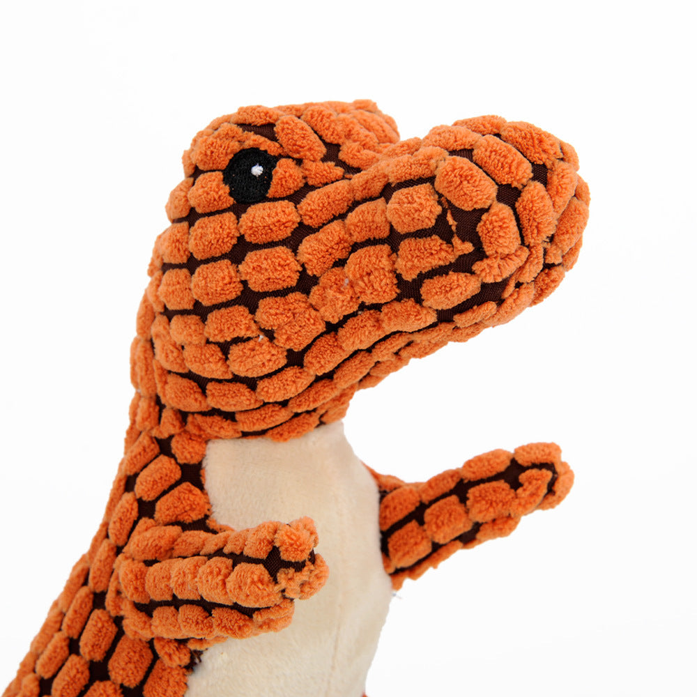 Brinquedo de Pelúcia em Formato de Dinossauro Interativo para Cães Grandes