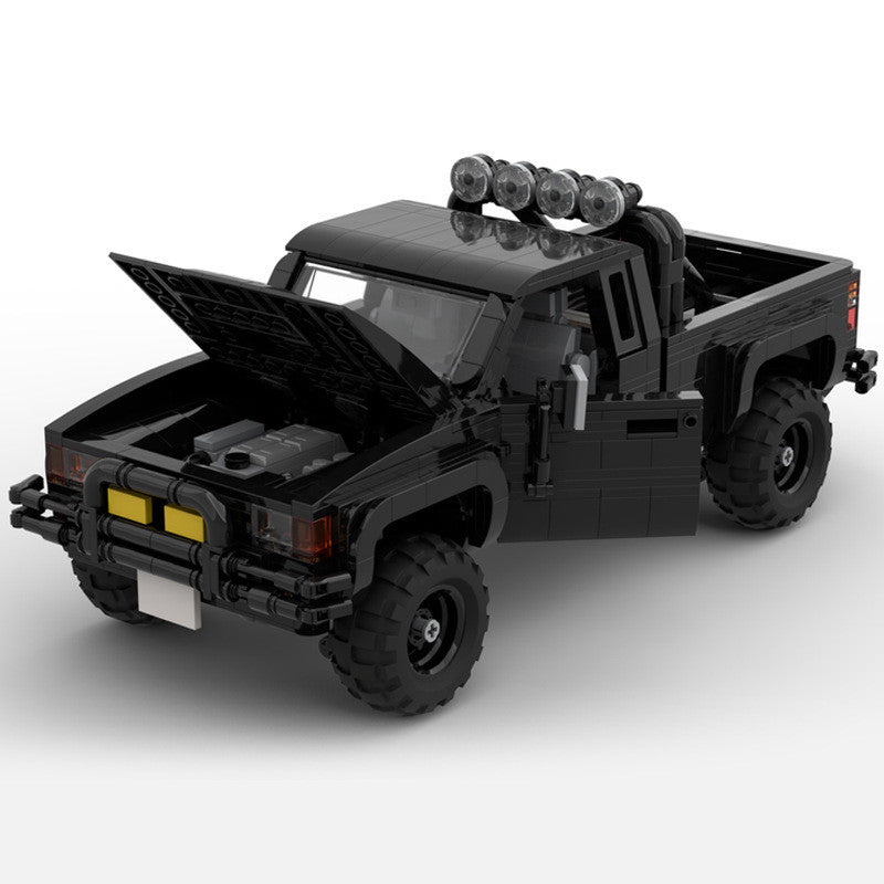 Brinquedo de Blocos de Montar MOC, Kit de Modelo de Carro
