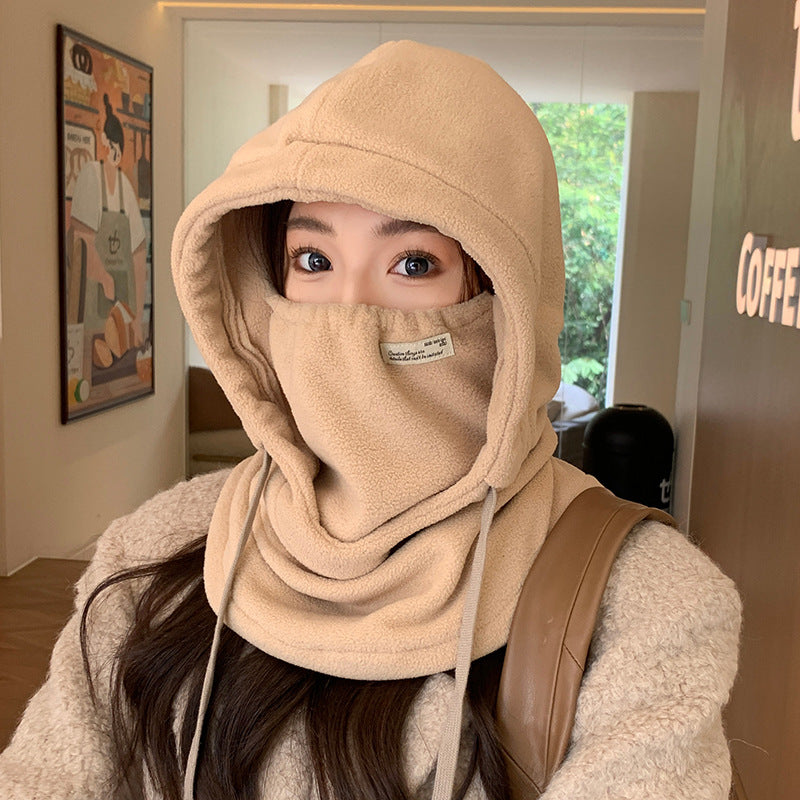 Gorro à Prova de Vento Grosso e Quentinho para Ciclismo Feminino - Inverno
