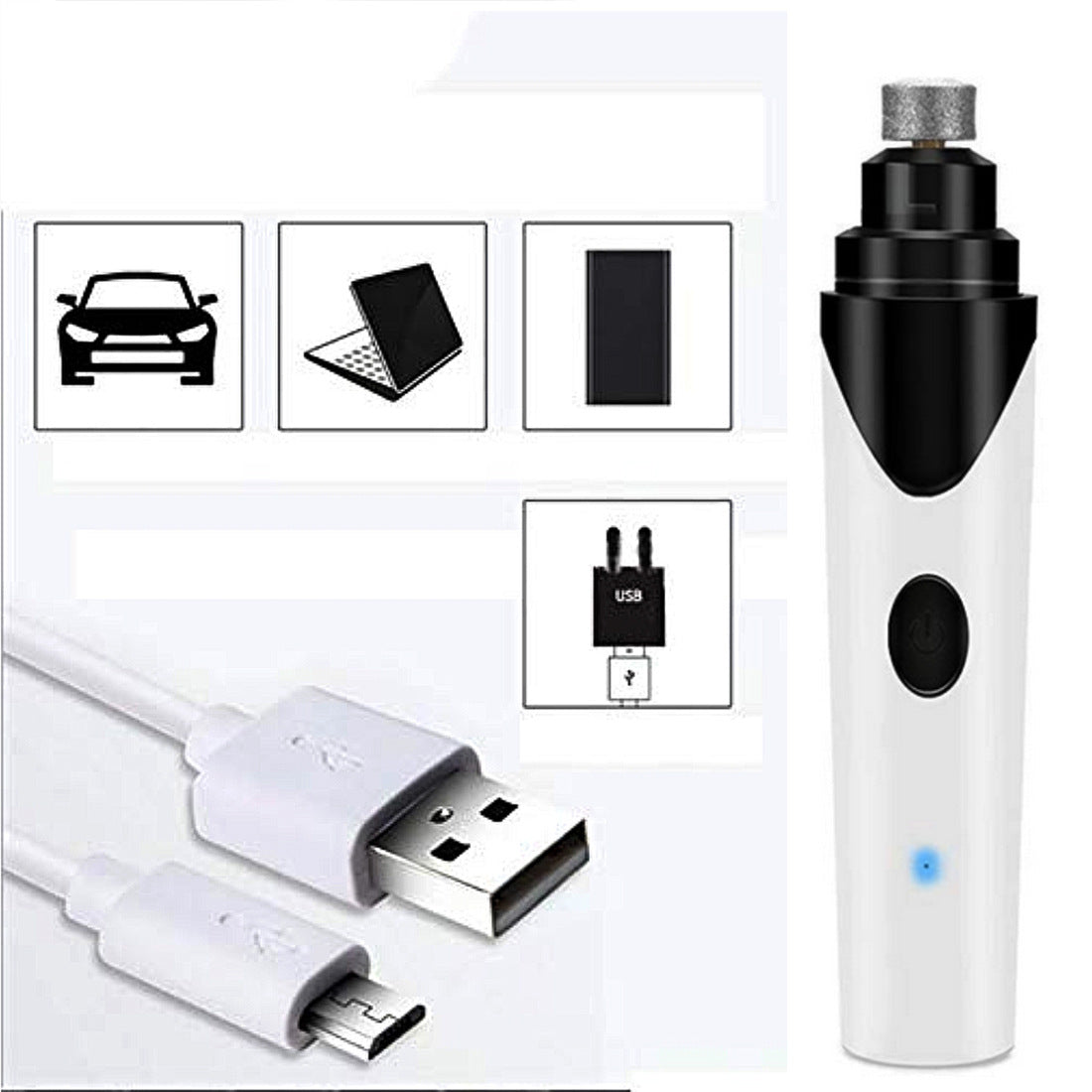 Lixa Elétrica Automática de Unhas para Cães e Gatos