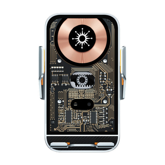 Suporte de Celular para Carro com Carregador sem Fio por Indução Automática, Fixação na Saída de Ar
