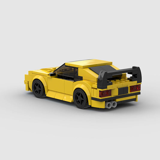 Brinquedo de Blocos de Montar Infantil, Carro de Corrida