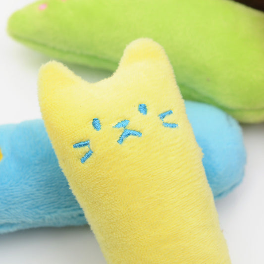 Brinquedo de Catnip em Formato de Polegar para Gatos - Dentição