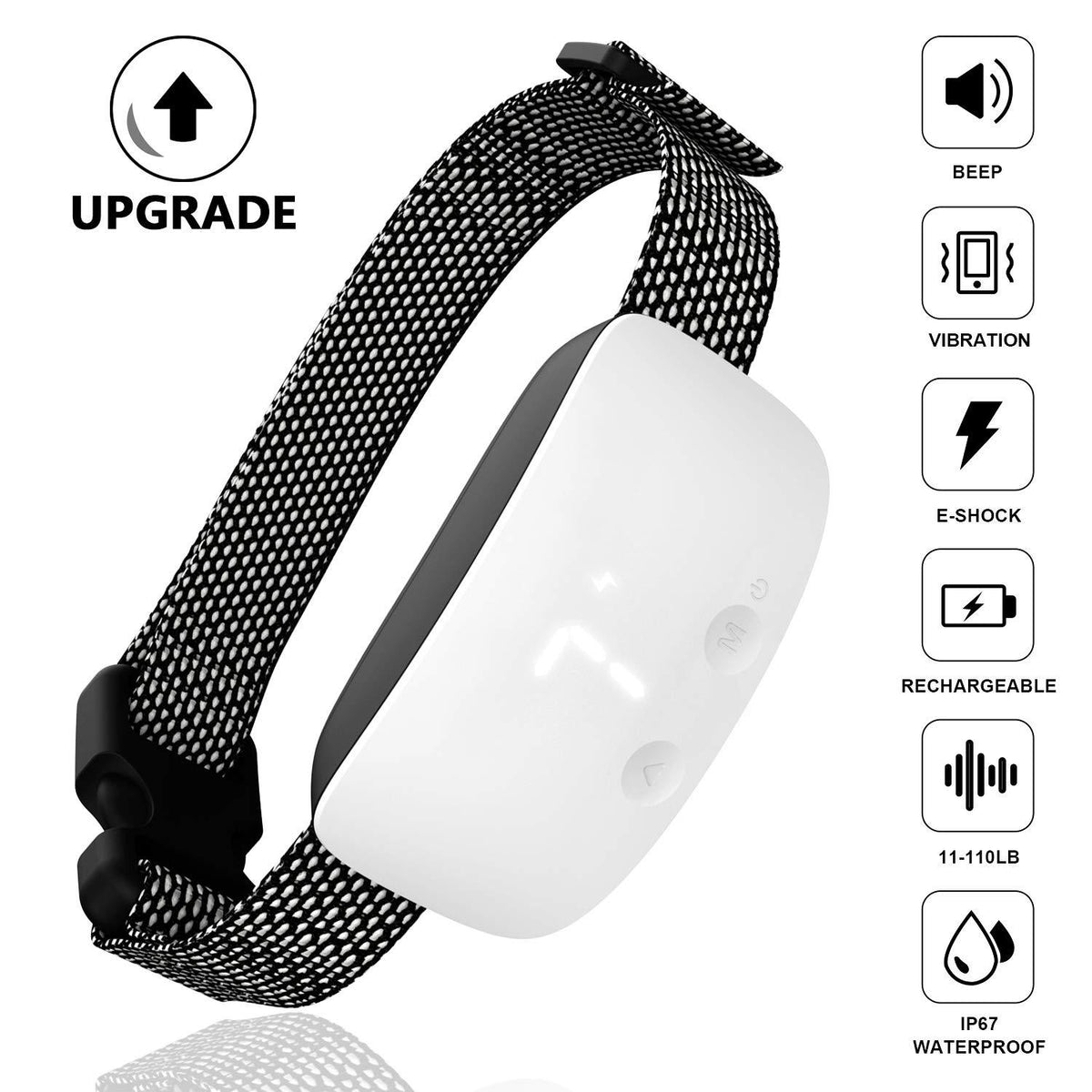 Adestrador Anti-latido com Sensor de Toque para Cães