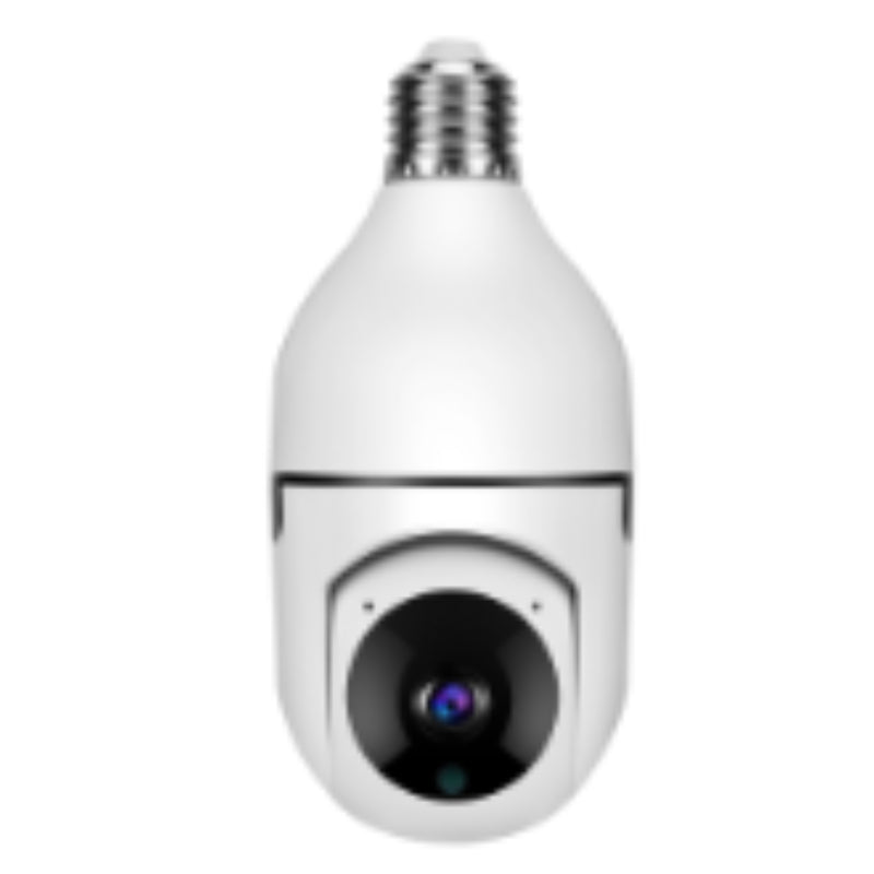 Câmera WiFi 1080P em Lâmpada E27 com Zoom 4X, Monitoramento de Alarme Doméstico 5G
