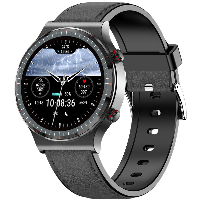 Smartwatch com Monitoramento de ECG, Frequência Cardíaca, Pressão Arterial, Oxigênio no Sangue, Temperatura Corporal e HRV