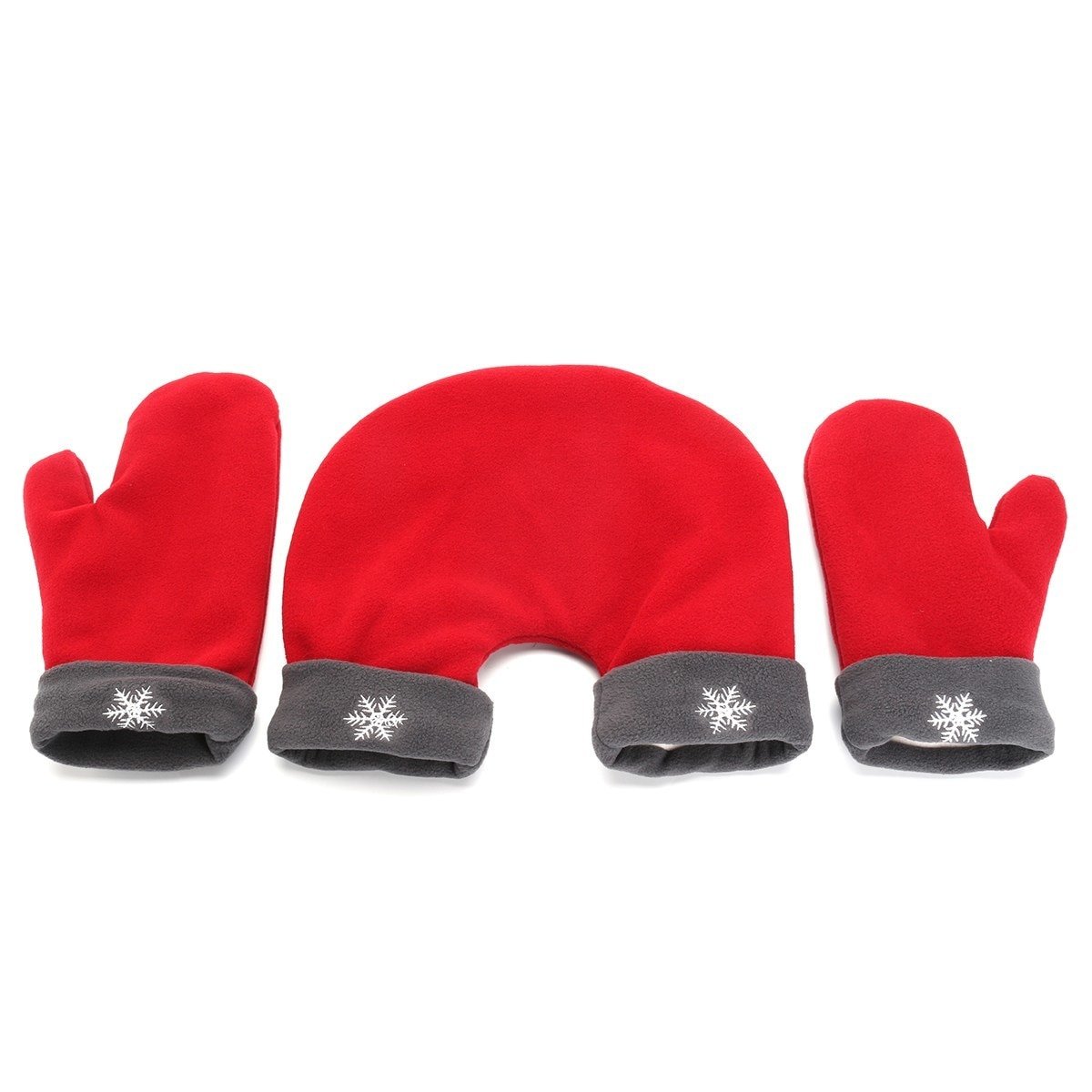 Luvas de Casal de Fleece Polar Quentinhas - Presente de Natal