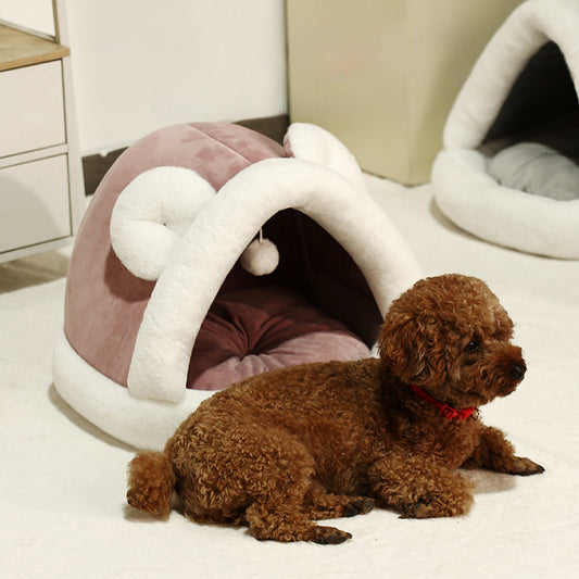 Cabana Térmica Aconchegante para Gatos e Cães Pequenos