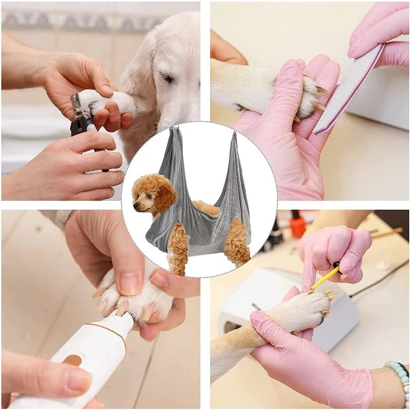 Toalha de Secagem com Gancho e Rede para Pets